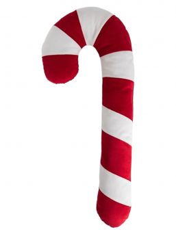 Candy cane kudde 70cm, röd