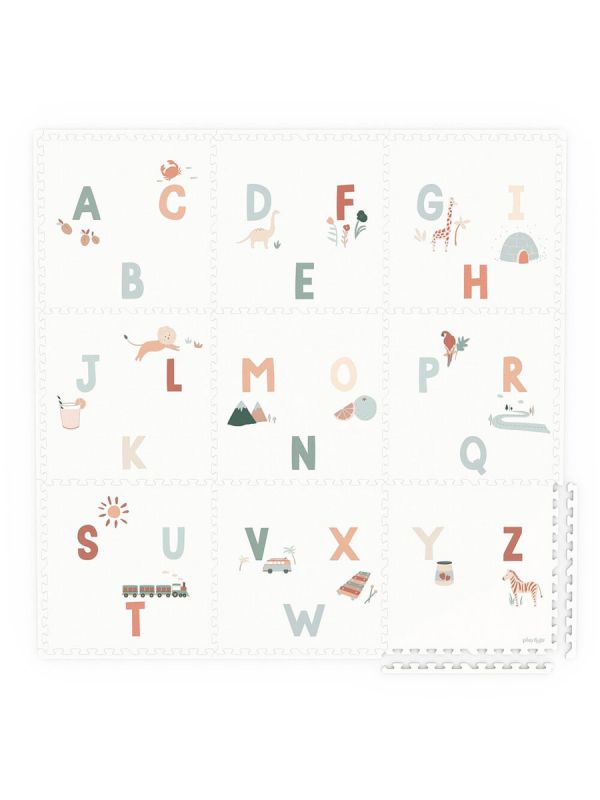 Pusselmatta - EEVAA Alphabet 180 x180 cm - 9 stycken