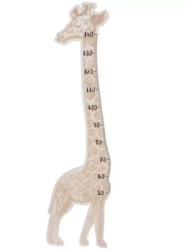 Trä barn tillväxt diagram - giraff